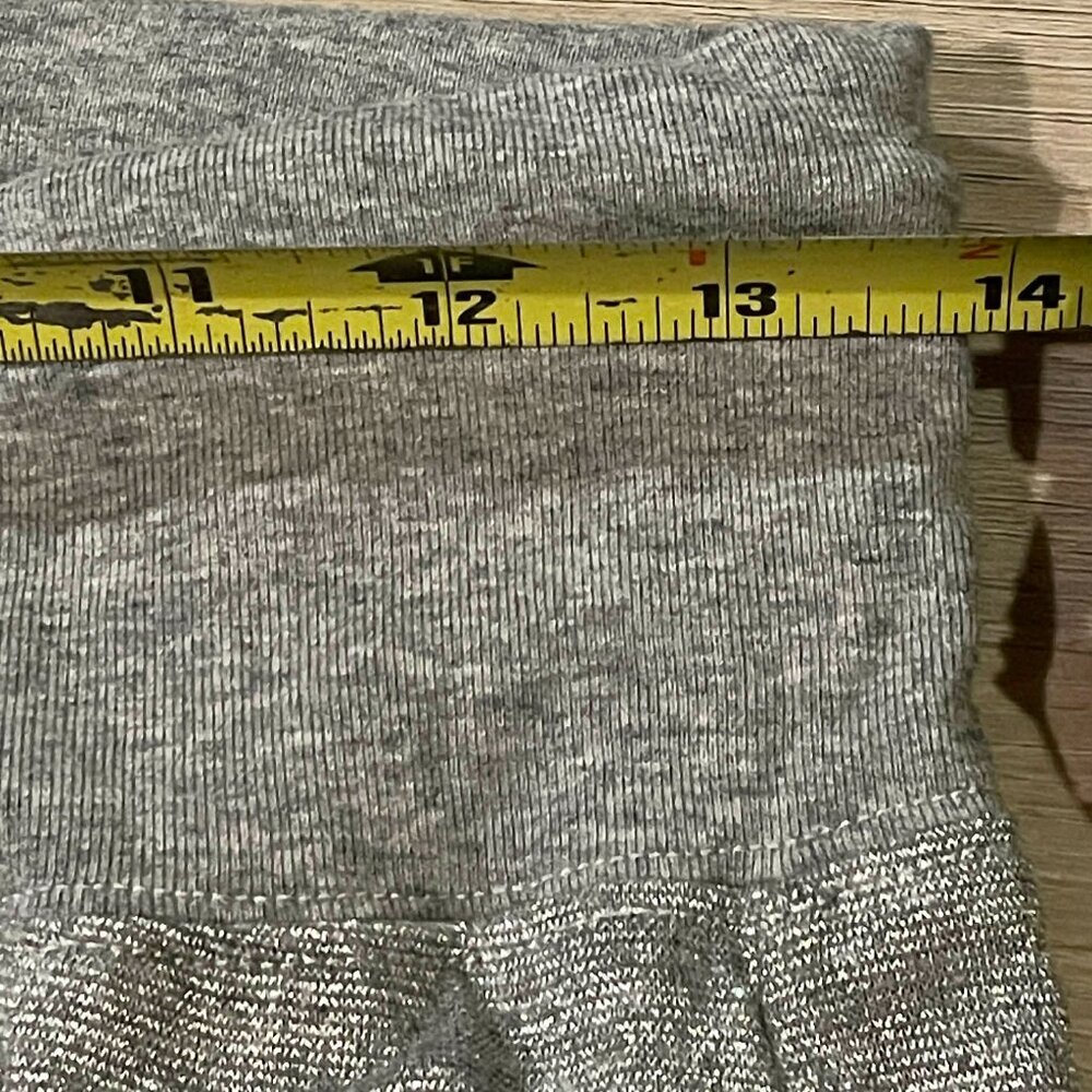 HTF Adam Selman Sport Hi-Rise Sweatpant Htr Grey Medium metallic - Picture 3 of 9